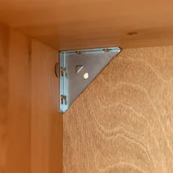 Wohnen Schwarze Möbel|Wohnzimmerschränke*Schmale Massivholz Vitrine mit LED Beleuchtung - Eribella