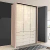 Wohnen Schmaler Kleiderschrank in Cremefarben - Rativian
