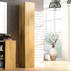 Wohnen Schmaler Schuhschrank aus Massivholz - Avidora I