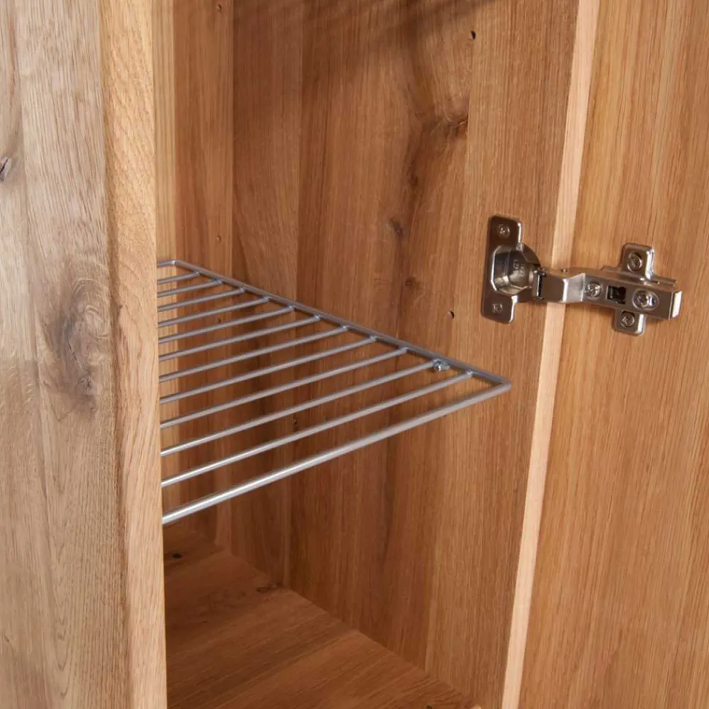 Wohnen Schmaler Schuhschrank aus Massivholz - Avidora I