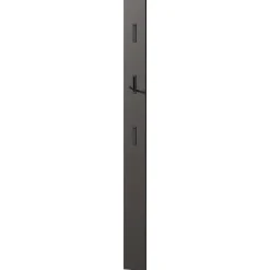 Wohnen Bürogarderoben|Garderoben*Schmales Garderobenpaneel in Dunkelgrau - Flemingo