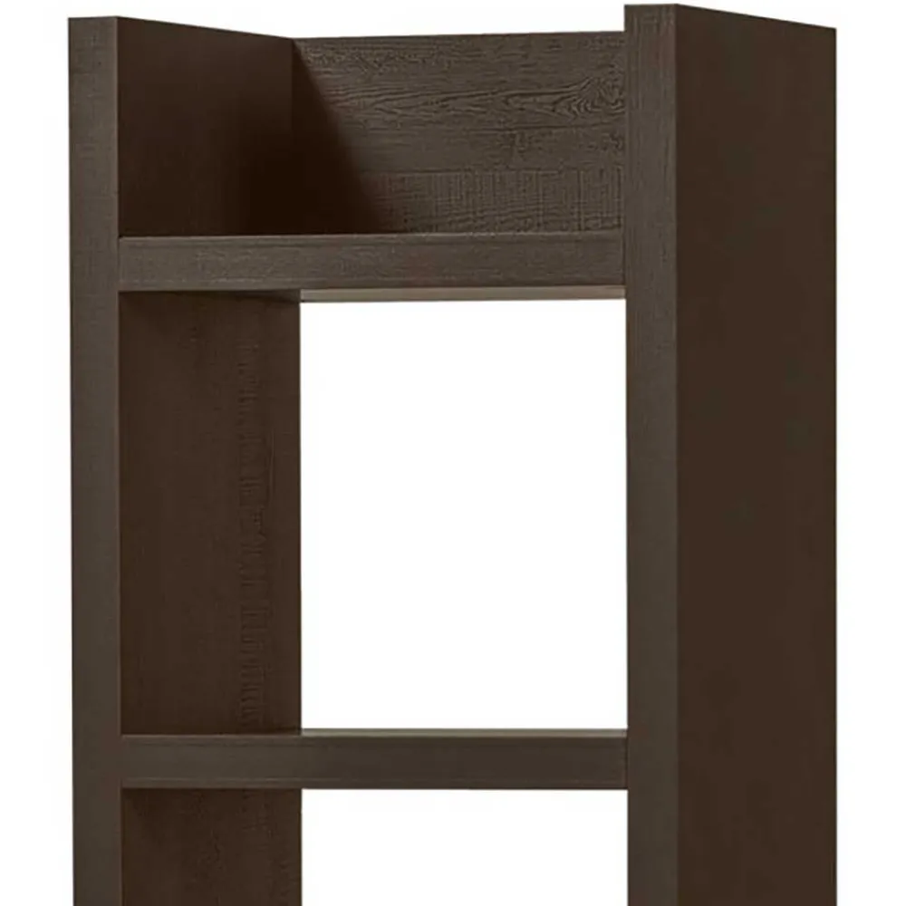 Wohnen Wohnzimmer-Regale|Esszimmerregale*Schmales Regal in Dunkelbraun - Belpasso