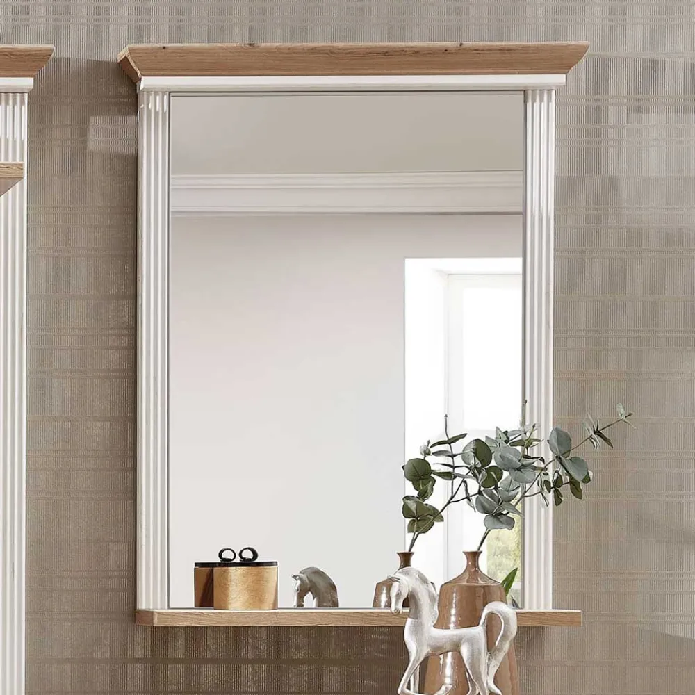 Wohnen Skandinavische Möbel|Spiegel*Schöner Landhaus Spiegel in 2 Größen - Nurelcas