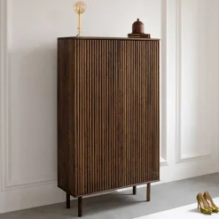 Wohnen Esszimmer-Vitrinen*Schrank aus Eiche geschliffen in Wenge - Gimy