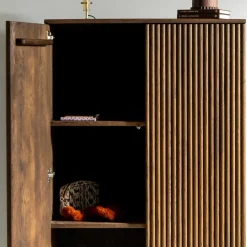 Wohnen Esszimmer-Vitrinen*Schrank aus Eiche geschliffen in Wenge - Gimy