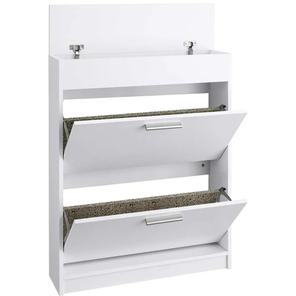 Wohnen Schuhschränke*Schrank für Schuhe in Weiß modern - Casimir