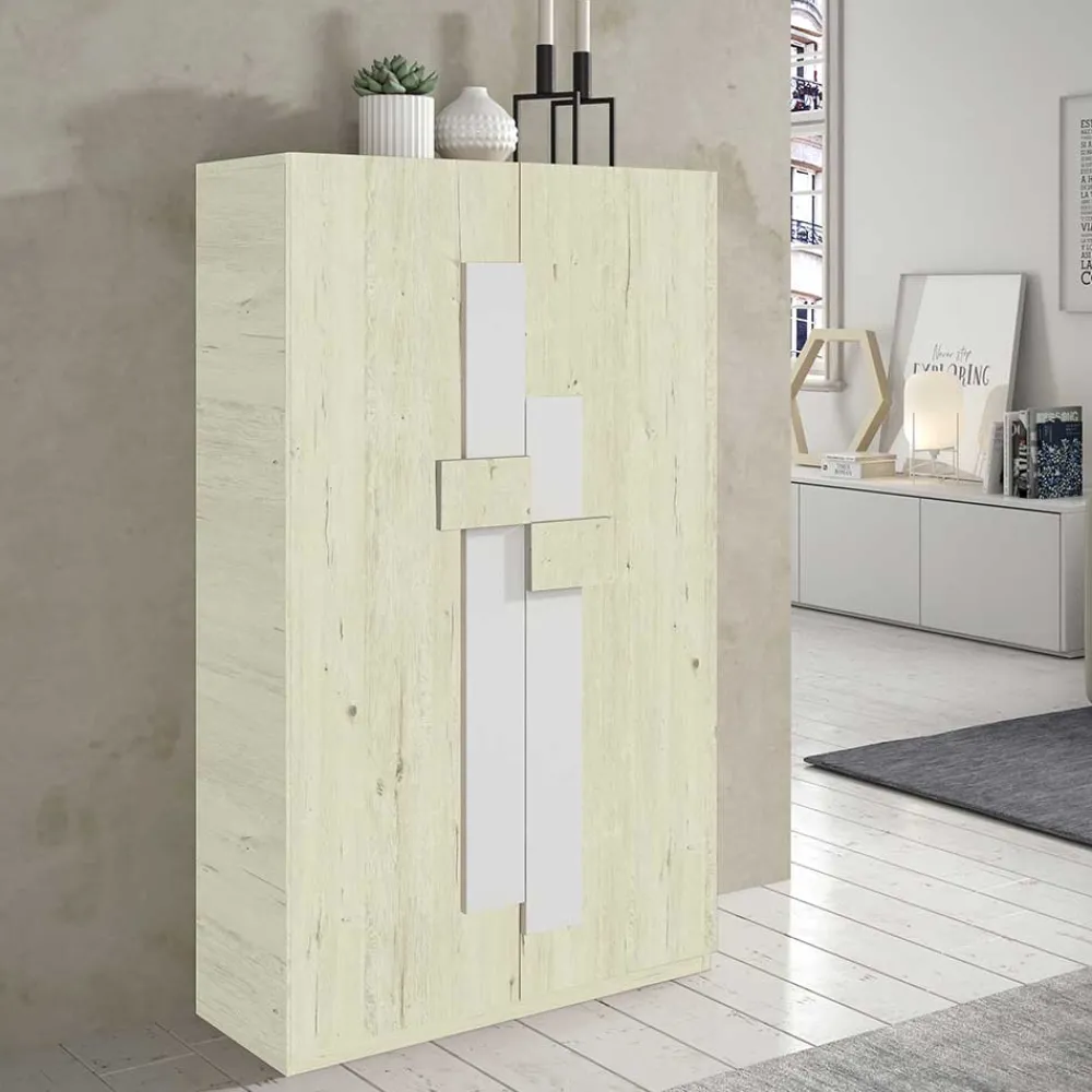 Wohnen Schrank für Schuhe mit sechs Böden - Mileno