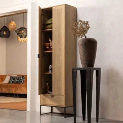 Wohnen Schrank in Eiche Natur Dekor - Ariadelco