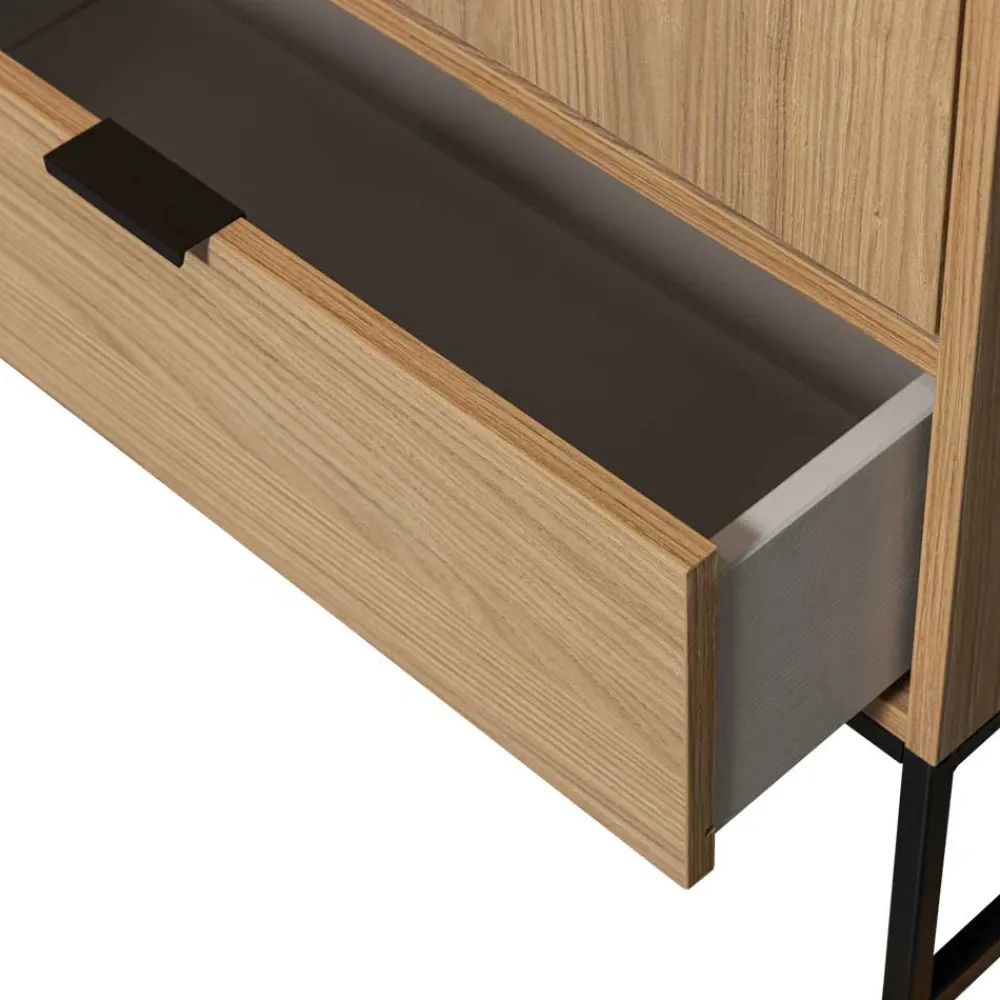 Wohnen Schrank in Eiche Natur Dekor - Ariadelco