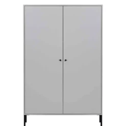 Wohnen Schrank in Hellgrau und Schwarz - Aturin