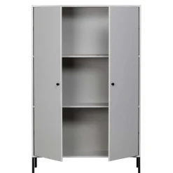 Wohnen Schrank in Hellgrau und Schwarz - Aturin