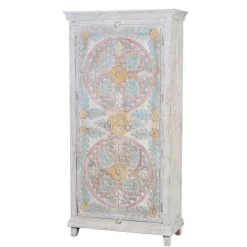 Wohnen Schrank in Holz White Wash - Notana