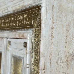 Wohnen Orientalische Möbel*Schrank mit Elefanten und Ornamenten - Sevenzina