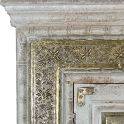 Wohnen Orientalische Möbel*Schrank mit Elefanten und Ornamenten - Sevenzina