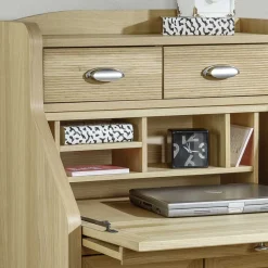 Wohnen Schrank mit Schreibklappe in Eichefarben - Matss