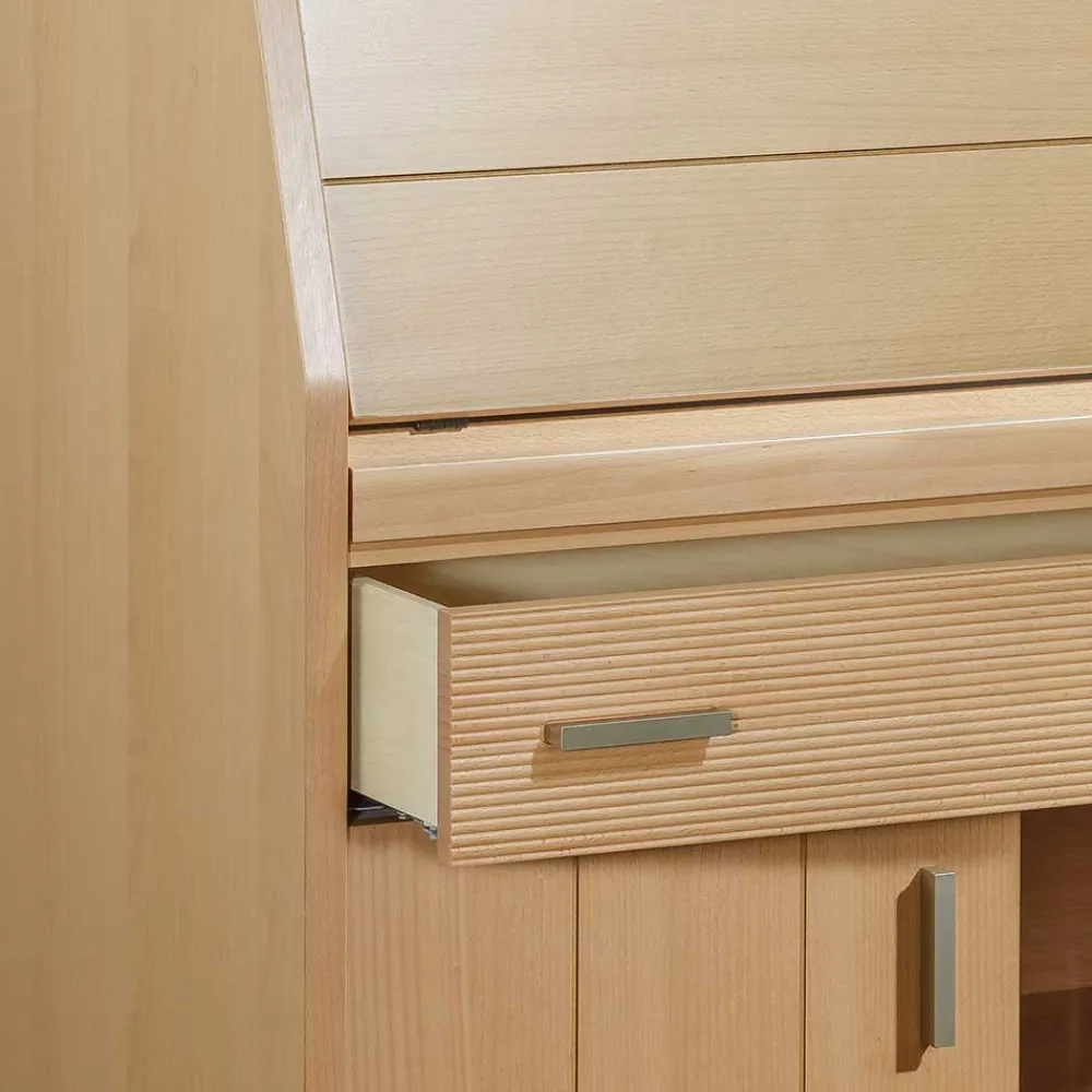 Wohnen Esszimmerschränke*Schrank mit Schreibklappe in Buche Natur - Lidoral
