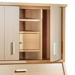 Wohnen Esszimmerschränke*Schrank mit Schreibklappe in Buche Natur - Lidoral