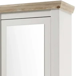 Wohnen Schrank mit Spiegeltür & Garderobe - Nedita (dreiteilig)
