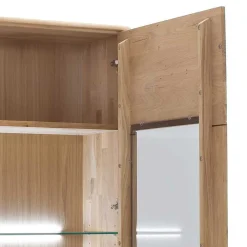 Wohnen Schrank Vitrine aus Eiche Massivholz - Destal