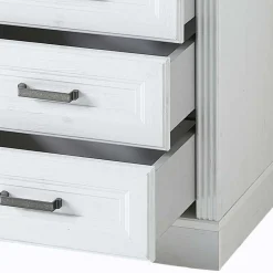 Wohnen Schreibtisch & Rollcontainer Set - Mehady (dreiteilig)