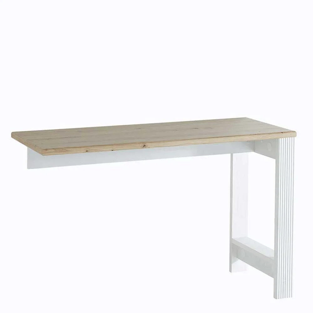 Wohnen Schreibtisch & Rollcontainer Set - Mehady (dreiteilig)