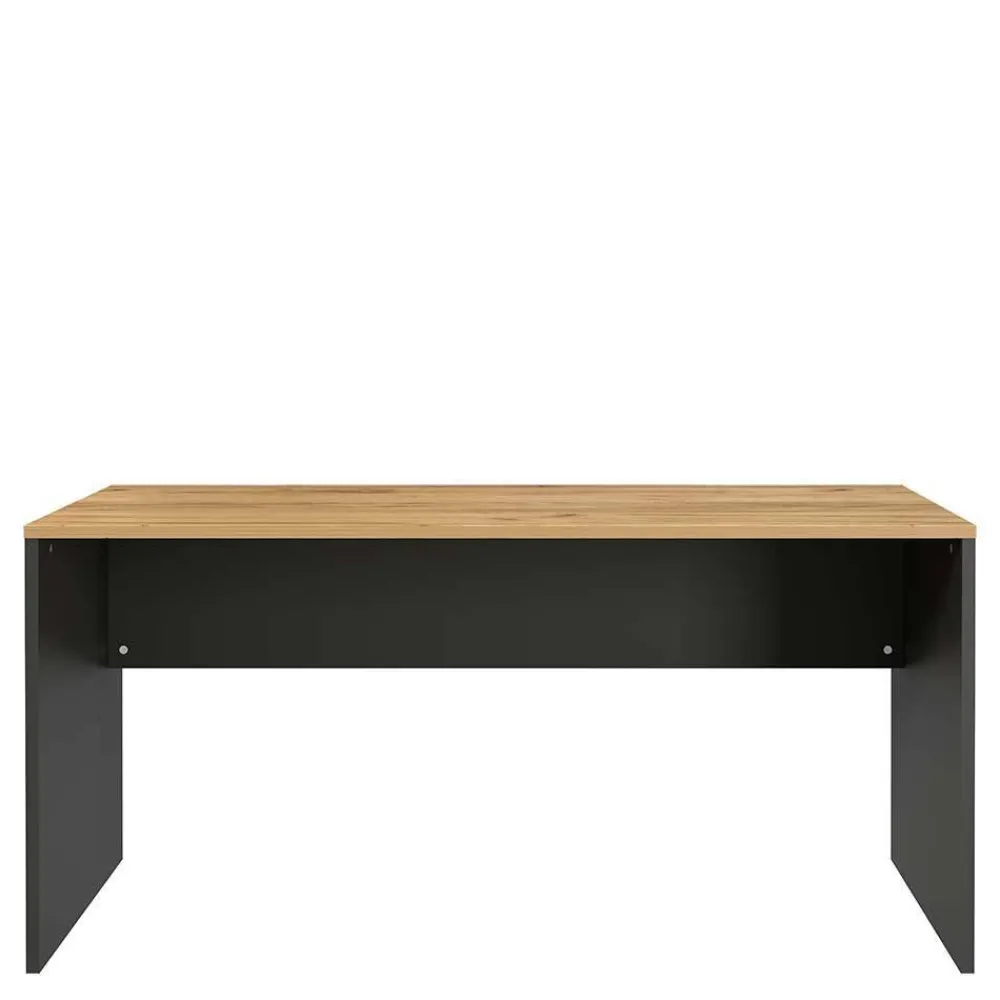 Wohnen Graue Möbel|Bürotische*Schreibtisch & Rollcontainer 158x79 cm - Contrage (zweiteilig)