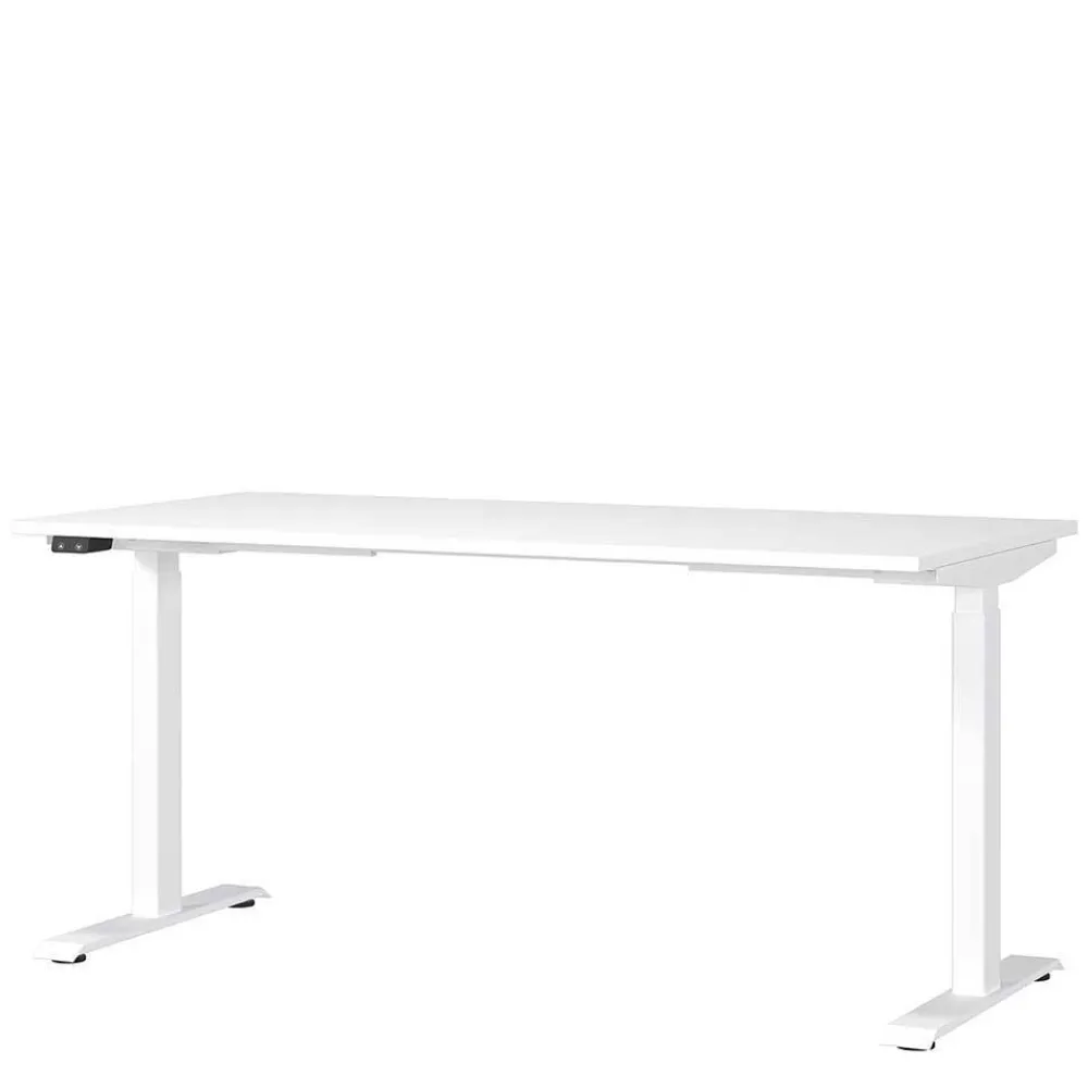 Wohnen Weiße Möbel|Bürotische*Schreibtisch & Rollcontainer Set - Sparkle (zweiteilig)