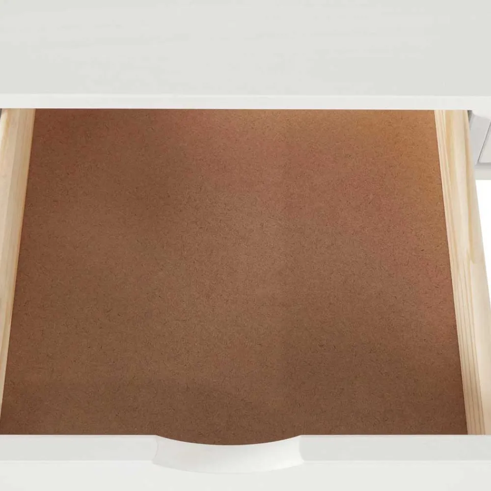 Wohnen Jugendzimmertische|Kinderschreibtische*Schreibtisch aus Holz in Weiß lackiert - Jaisa