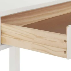 Wohnen Jugendzimmertische|Kinderschreibtische*Schreibtisch aus Holz in Weiß lackiert - Jaisa