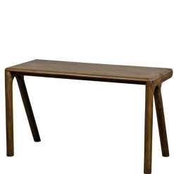 Wohnen Schreibtisch aus Mangoholz in Walnuss Braun - Tadeuz