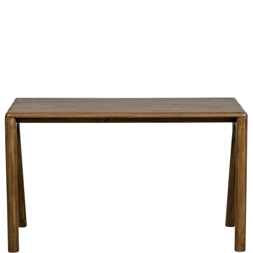 Wohnen Schreibtisch aus Mangoholz in Walnuss Braun - Tadeuz