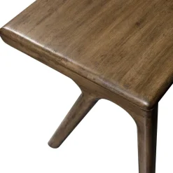 Wohnen Schreibtisch aus Mangoholz in Walnuss Braun - Tadeuz