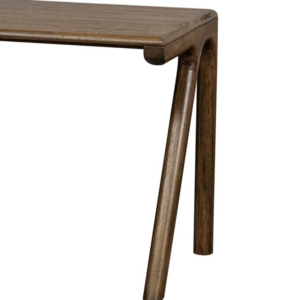 Wohnen Schreibtisch aus Mangoholz in Walnuss Braun - Tadeuz