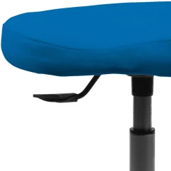 Wohnen Schreibtisch Hocker in Blau mit Silber - Anvica