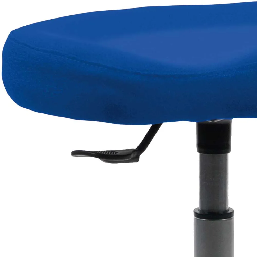 Wohnen Bürostühle*Schreibtisch Hocker in Blau Stoff - Morsina