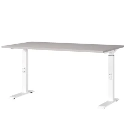 Wohnen Tische|Bürotische*Schreibtisch in Hellgrau und Weiß - Topper