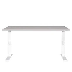 Wohnen Tische|Bürotische*Schreibtisch in Hellgrau und Weiß - Topper