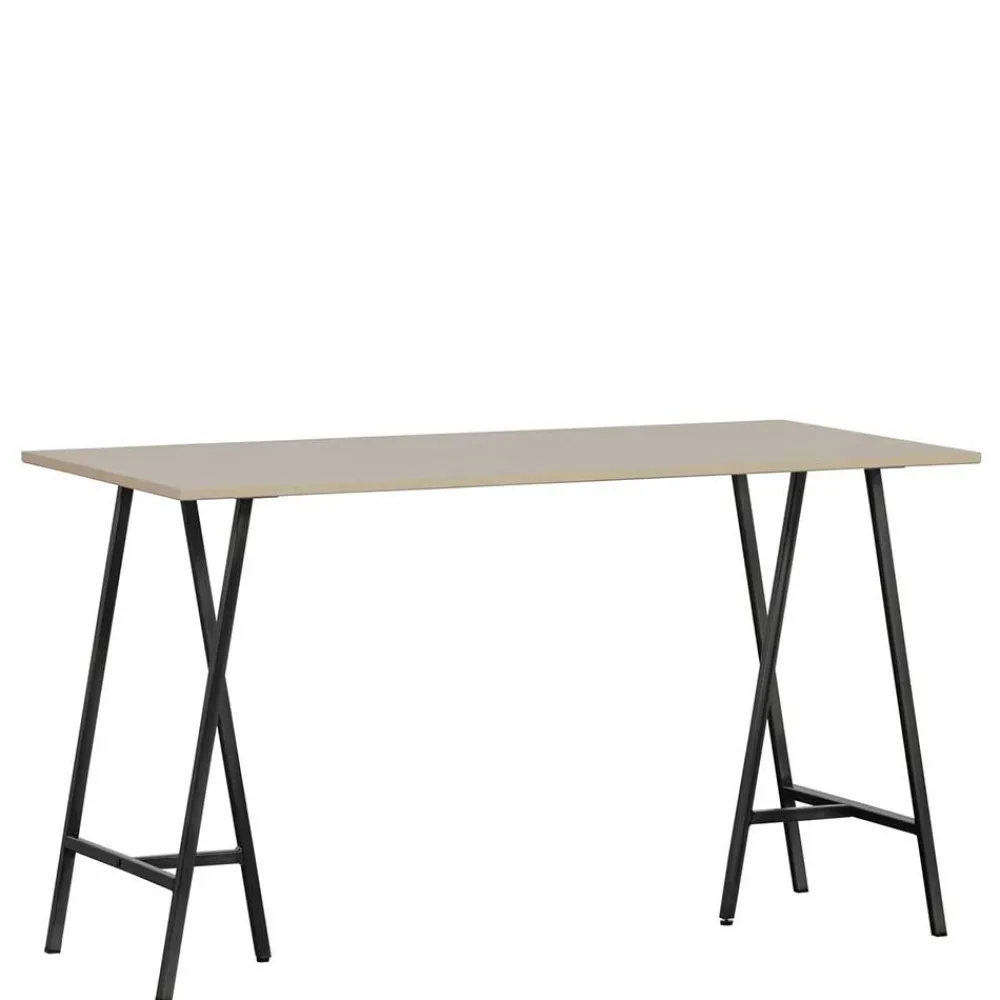 Wohnen Schreibtisch in Hellgrau Kiefernholz - Amare