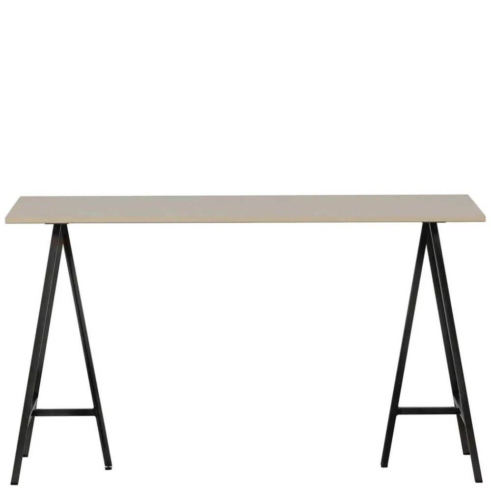 Wohnen Schreibtisch in Hellgrau Kiefernholz - Amare