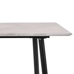 Wohnen Bürotische*Schreibtisch in Marmoroptik Weiß Grau - Riguna