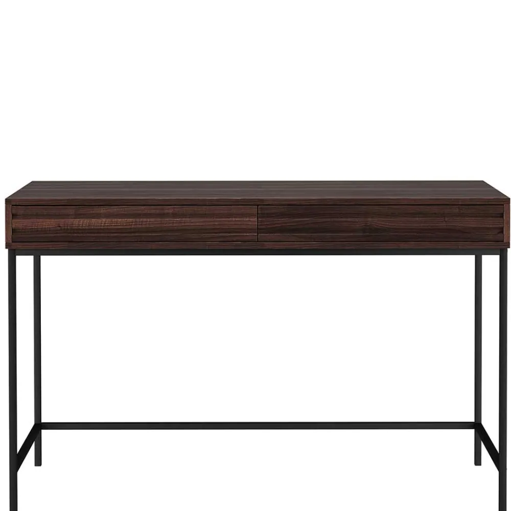 Wohnen Schreibtisch in Walnuss Holzoptik - Teleska