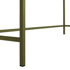 Wohnen Schreibtisch in Walnuss Optik und Oliv Grün - Cedreona