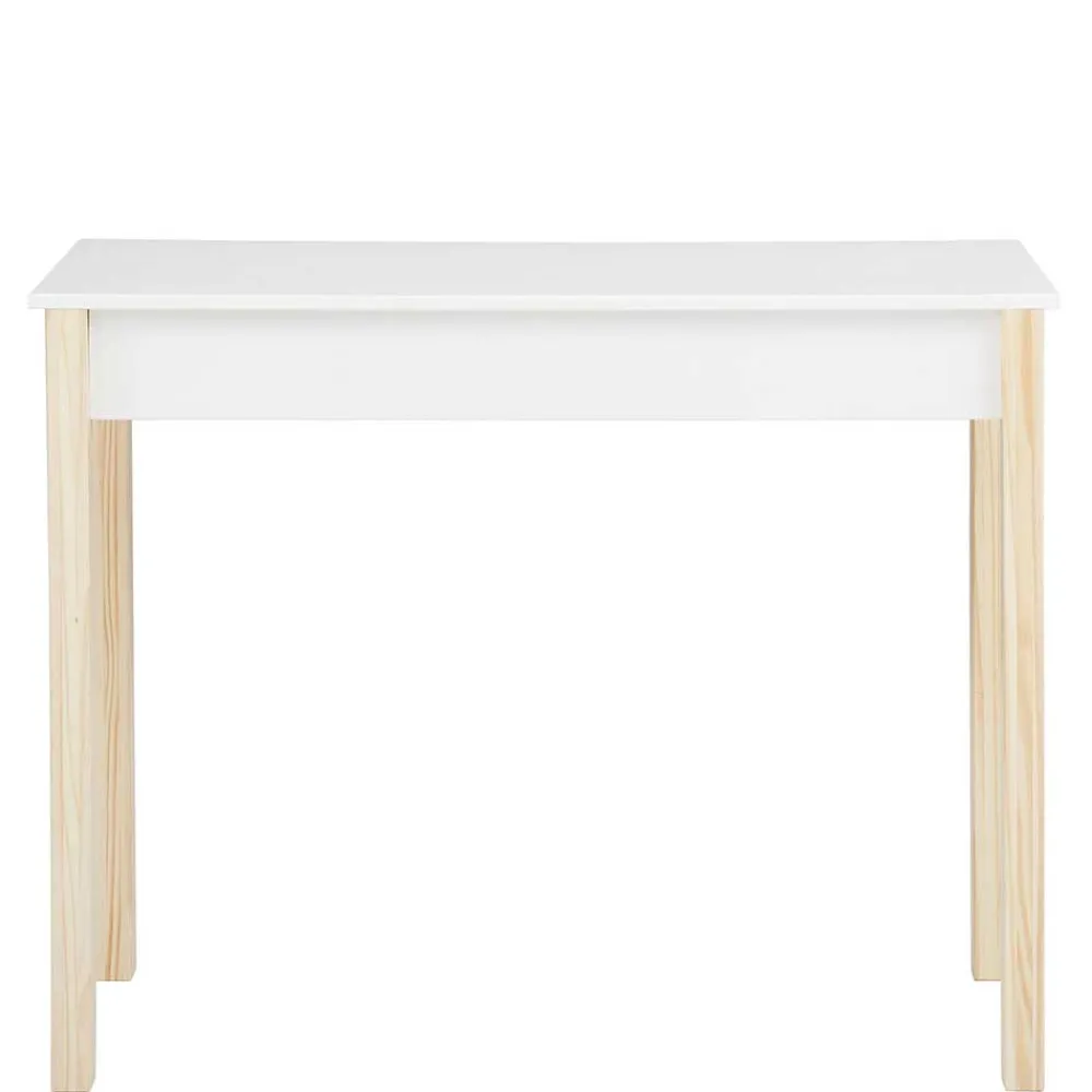 Wohnen Jugendzimmertische|Kinderschreibtische*Schreibtisch in Weiß mit Kiefer - Cayman