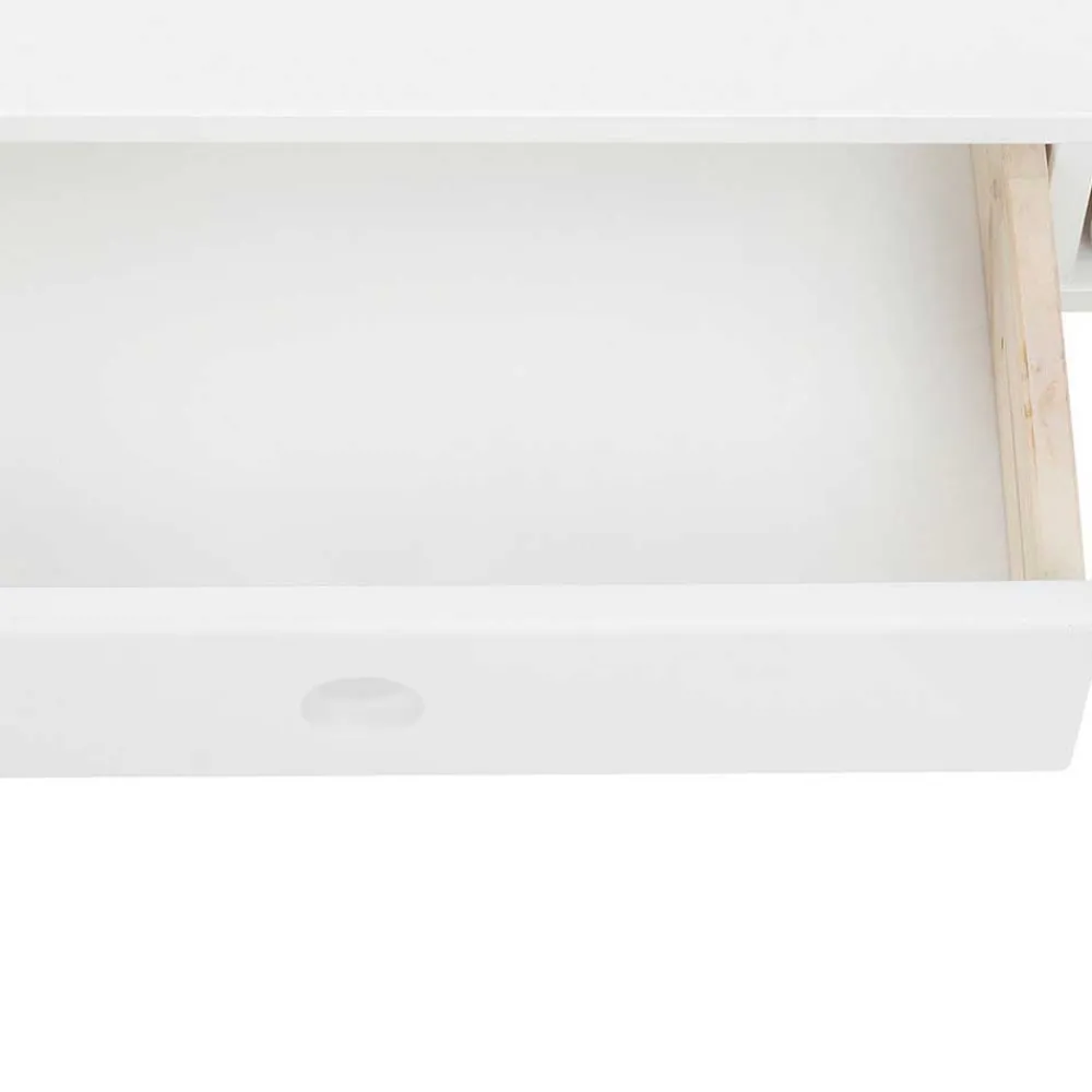 Wohnen Jugendzimmertische|Kinderschreibtische*Schreibtisch in Weiß mit Kiefer - Cayman