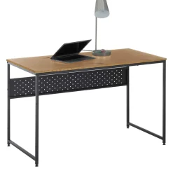 Wohnen Bürotische*Schreibtisch in Wildeiche Optik und Schwarz - Caprera