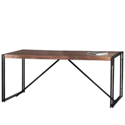 Wohnen Loft Möbel|Industrial Möbel*Schreibtisch Mendoza aus Akazie Massivholz