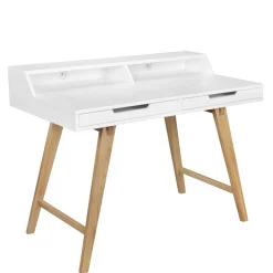 Wohnen Bürotische*Schreibtisch mit Aufsatz & zwei Schubladen - Hank