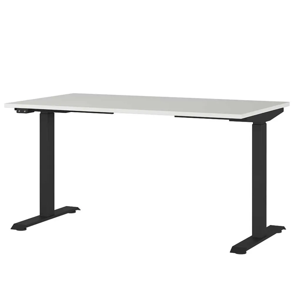 Wohnen Schwarze Möbel|Tische*Schreibtisch mit elektrischer Höhenverstellung - Rapinus