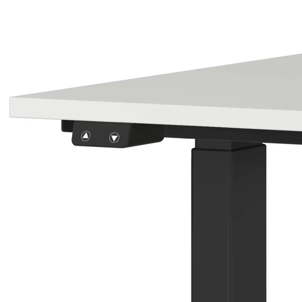 Wohnen Schwarze Möbel|Tische*Schreibtisch mit elektrischer Höhenverstellung - Rapinus