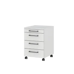 Wohnen Bürotische|Tische*Schreibtisch mit Rollcontainer Set - Chilena (zweiteilig)